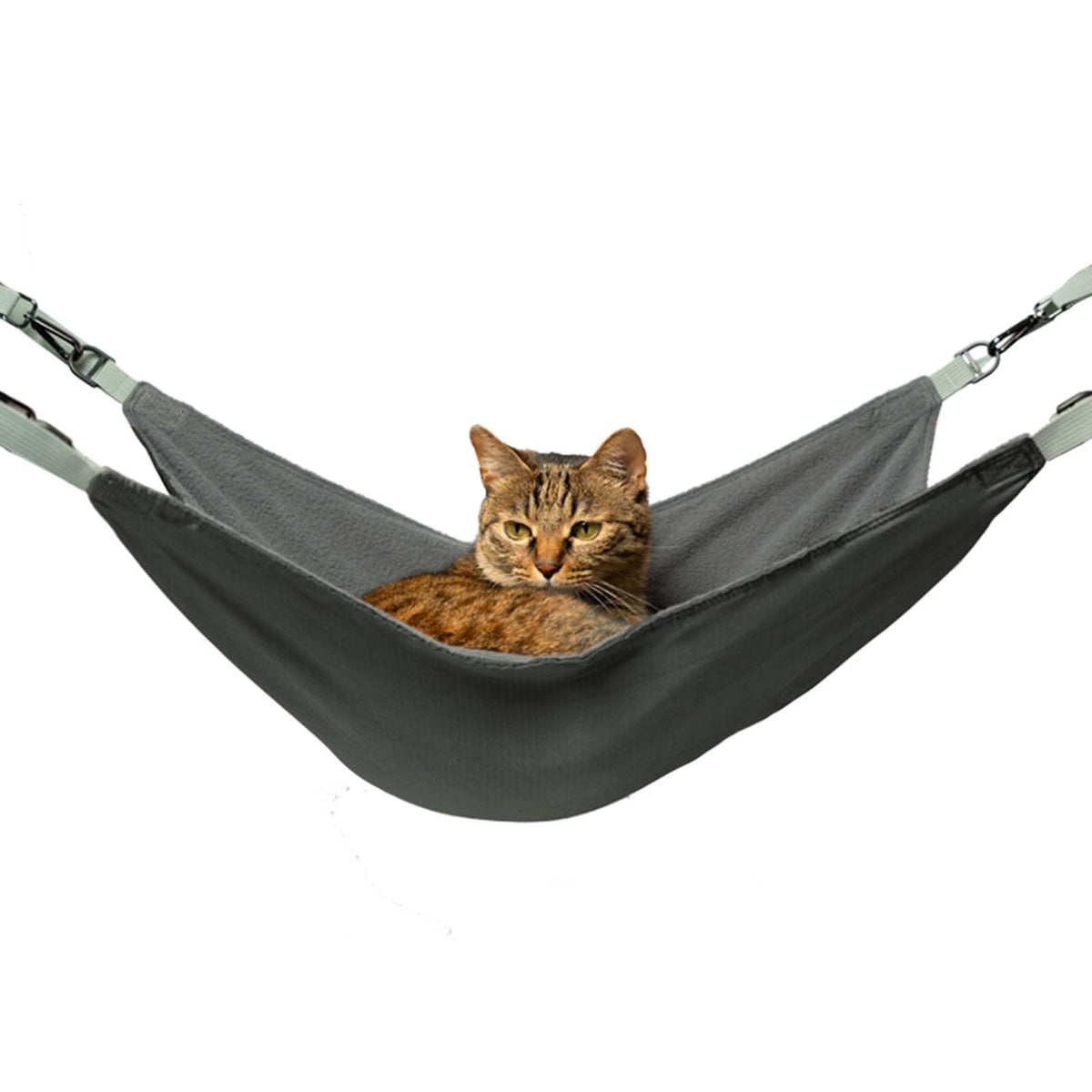 Hamac QIPAN pour chat dans cage lavable, pratique et hygiénique.