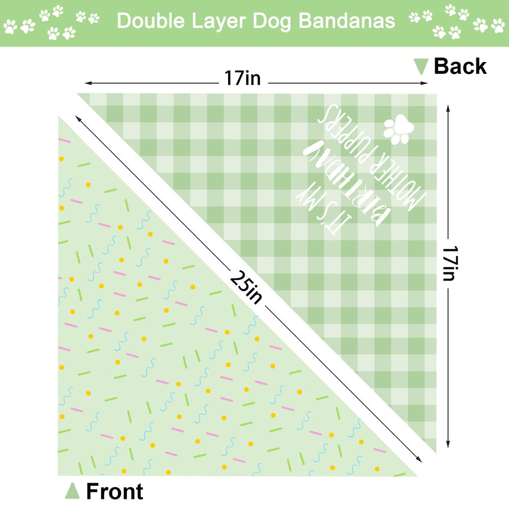 QIRUIMI bandanas chien utilisation quotidienne polyvalente