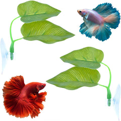 Qivorimith hamac-feuille Betta, repos sûr dans l’aquarium pour calmer le poisson