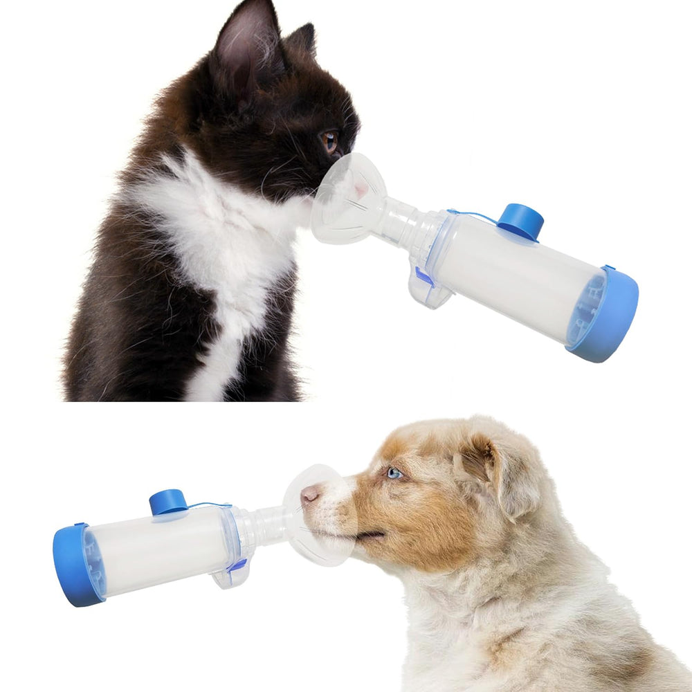 QMARK Inhaler Spacer léger et portable, pratique lors des sorties avec votre animal.