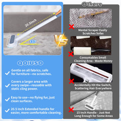 QOIUSO brosse arrière capte les poils sur vêtements.