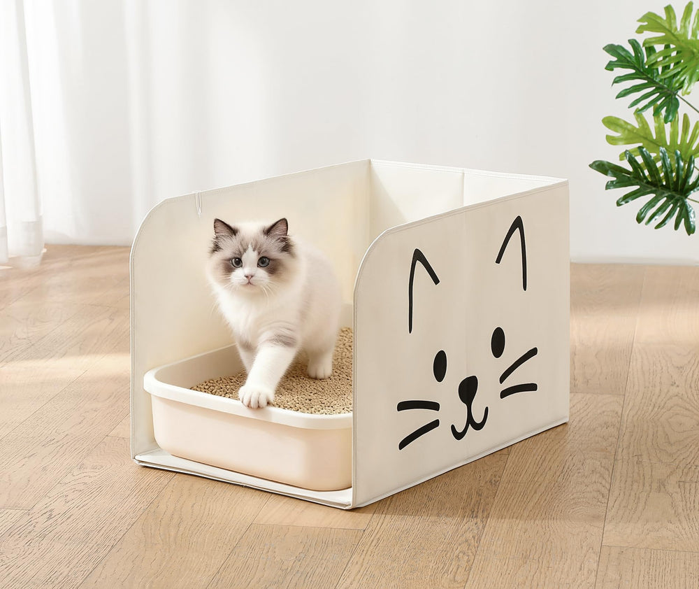 Qozary ouverture-ouverte-confort-chat: accès facile pour le chat sans sensation d'enfermement.