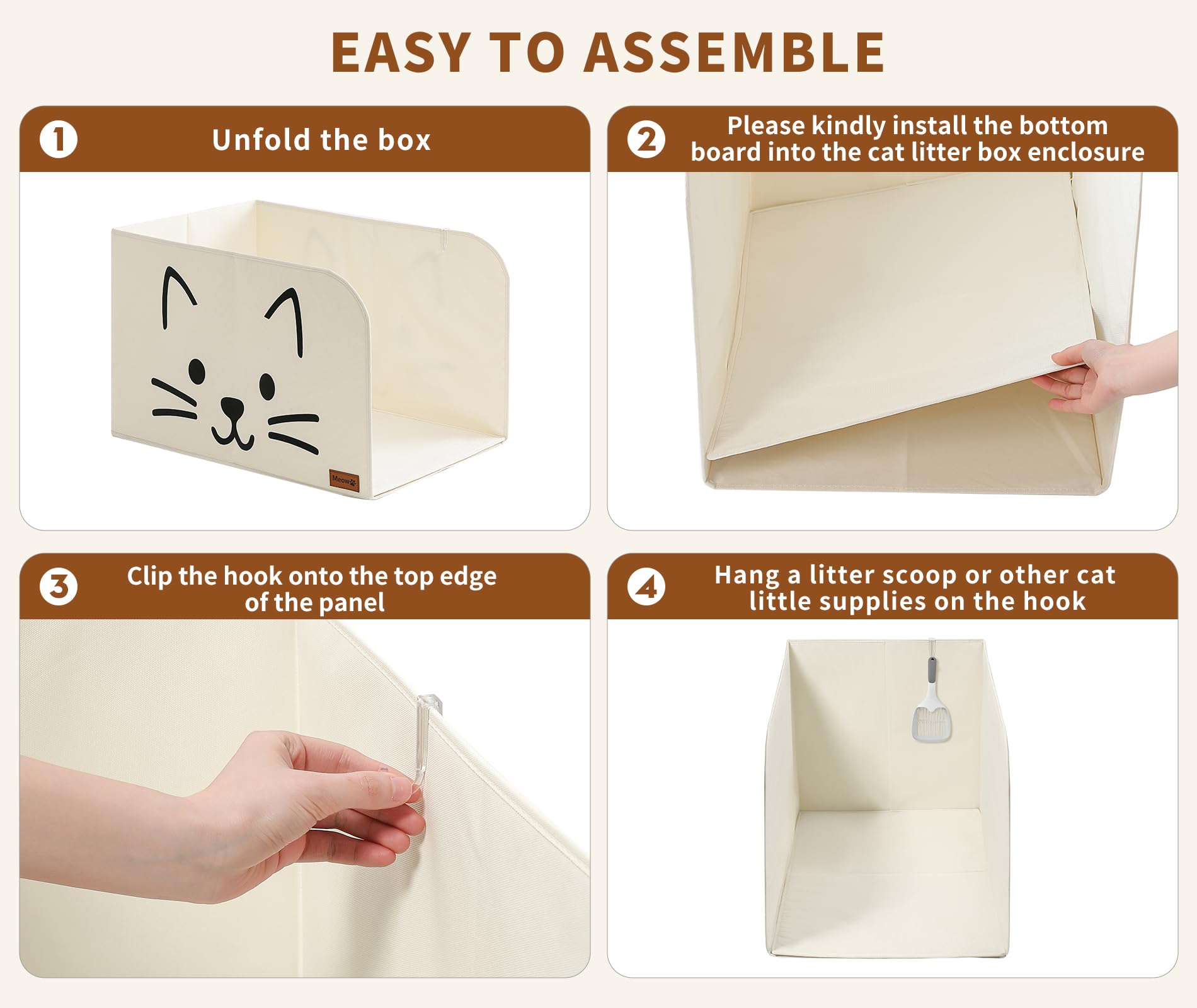 Qozary pliage-plat-pour-rangement: se replie à plat pour gagner de la place.