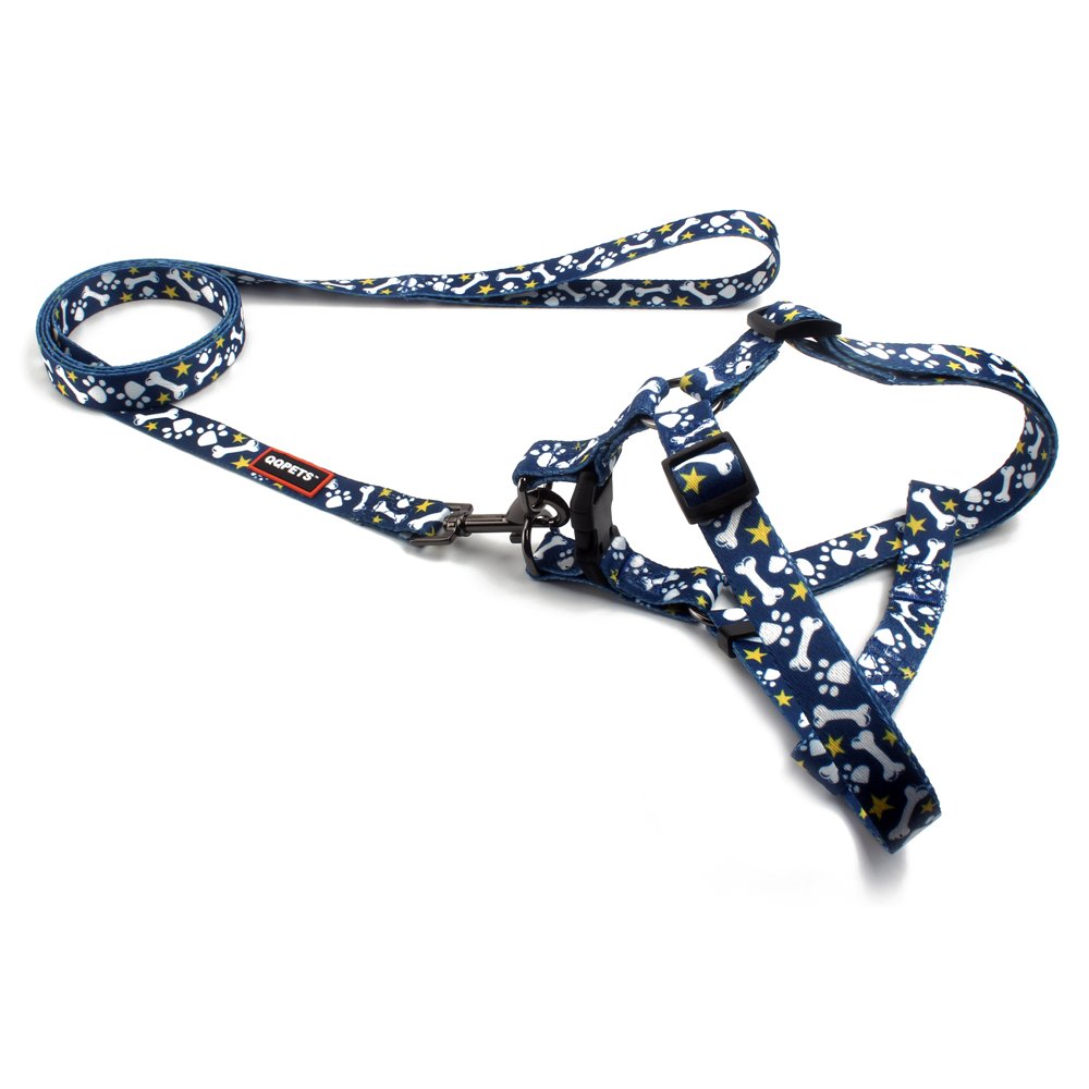 QQPETS guides-tailles harnais-chien, mesure avant achat.