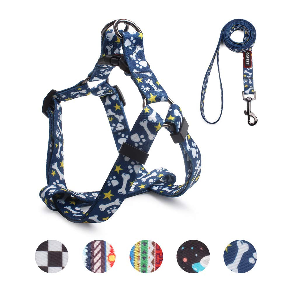 QQPETS harnais-anti-tir et anti-torsion pour chien, promenade sûre.