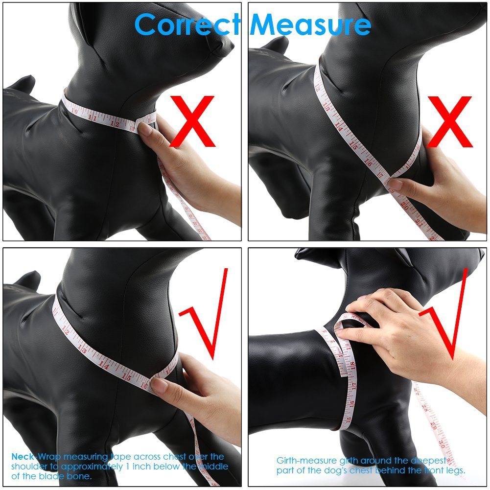 QQPETS polyester-doux, confort autour du cou et torse.
