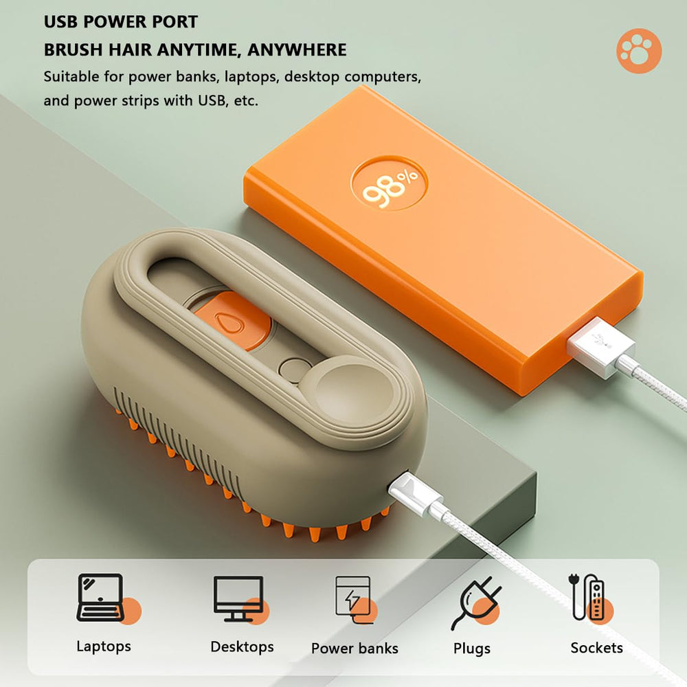 Brosse tête amovible QSUKE pour chat, nettoyage facile après séance
