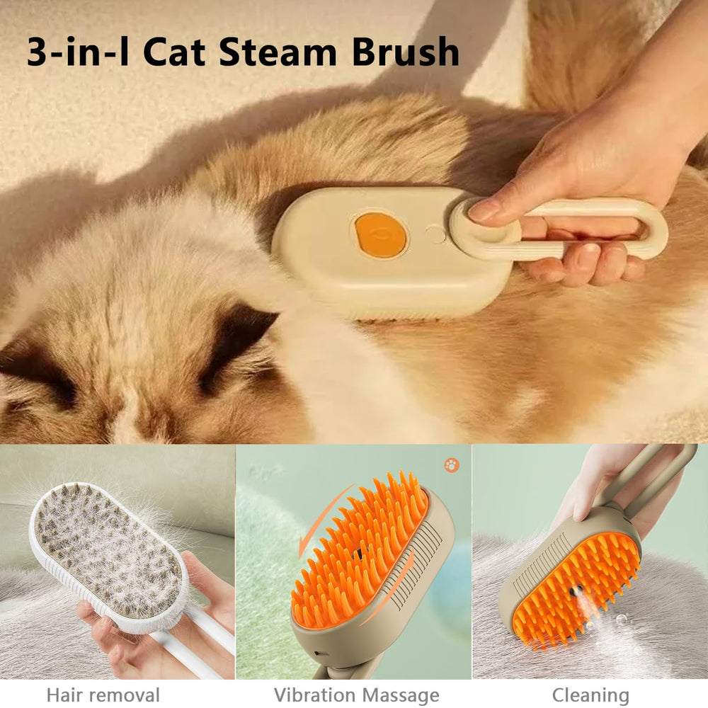 Brosse usage quotidien QSUKE pour chat, adaptée à tous types de pelage