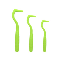 Quacc retrait-tique ensemble vert, outil polyvalent pour retirer rapidement les tiques en douceur.