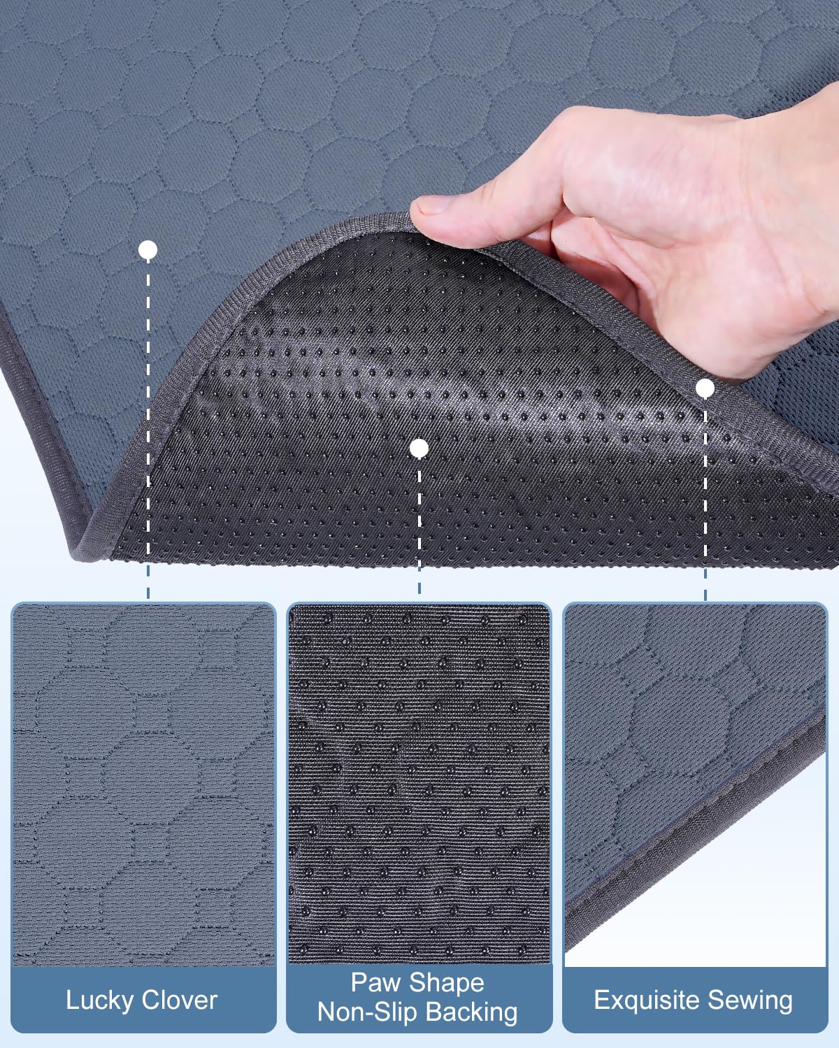 QUNAOAL: matière douce, liner confortable pour petits animaux.