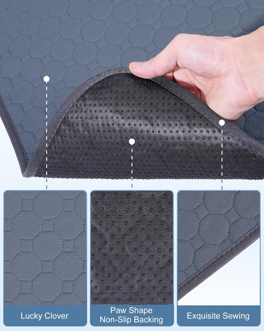 QUNAOAL: matière douce, liner confortable pour petits animaux.