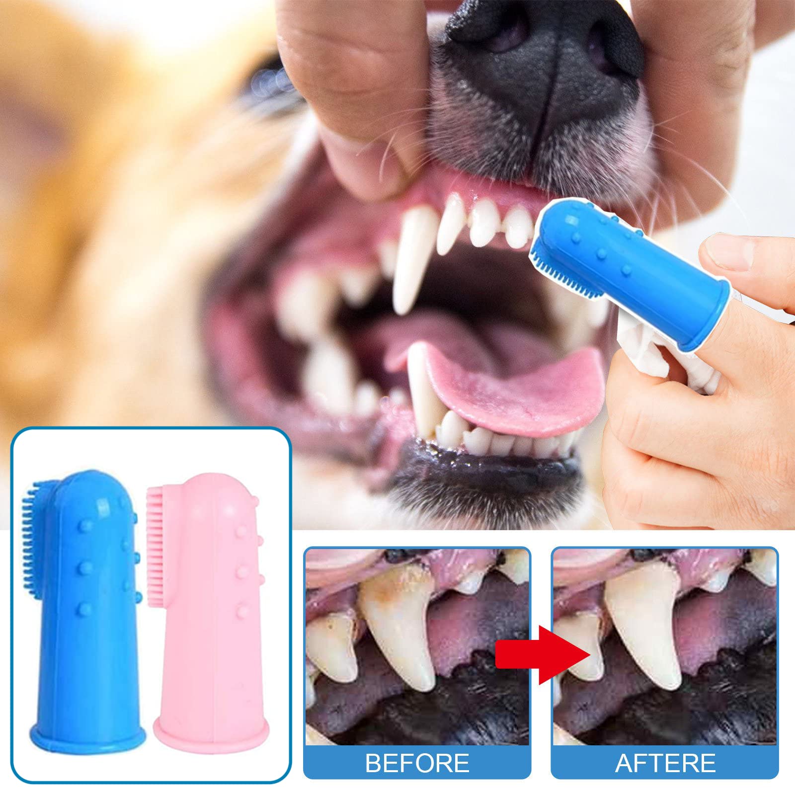 Qubccum brosse petits chats silicone: outil adapté à petits museaux.