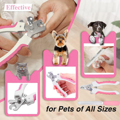 Qubccum coupe-ongles animaux, coupe précise et sécurisée des griffes.