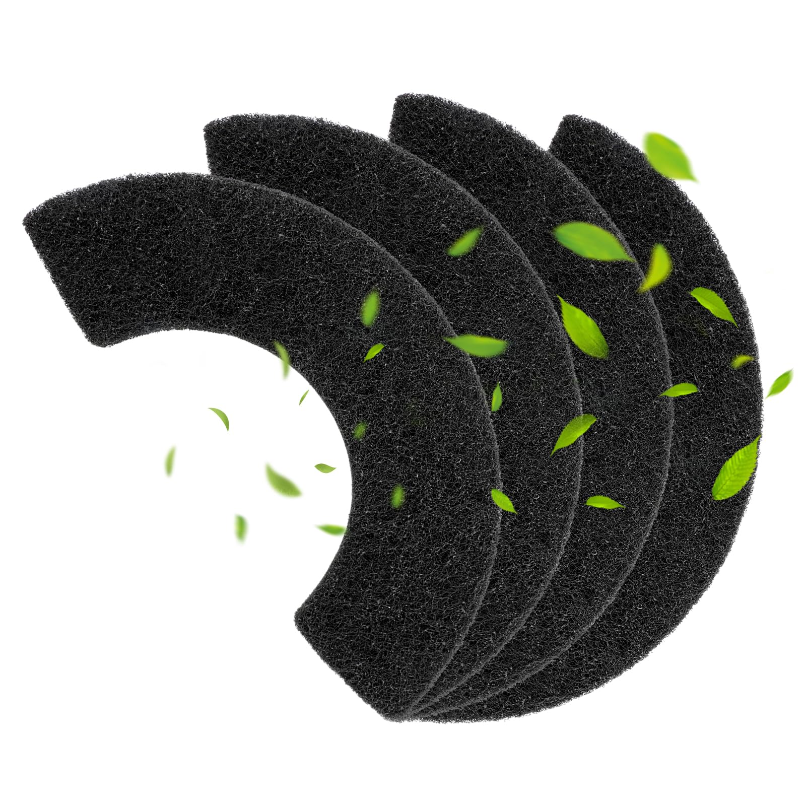QUEARN filtre carbone pour modele4 ensemble de 4 pièces réduit les odeurs