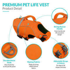 Boucles et sangles réglables autour du ventre et du cou.