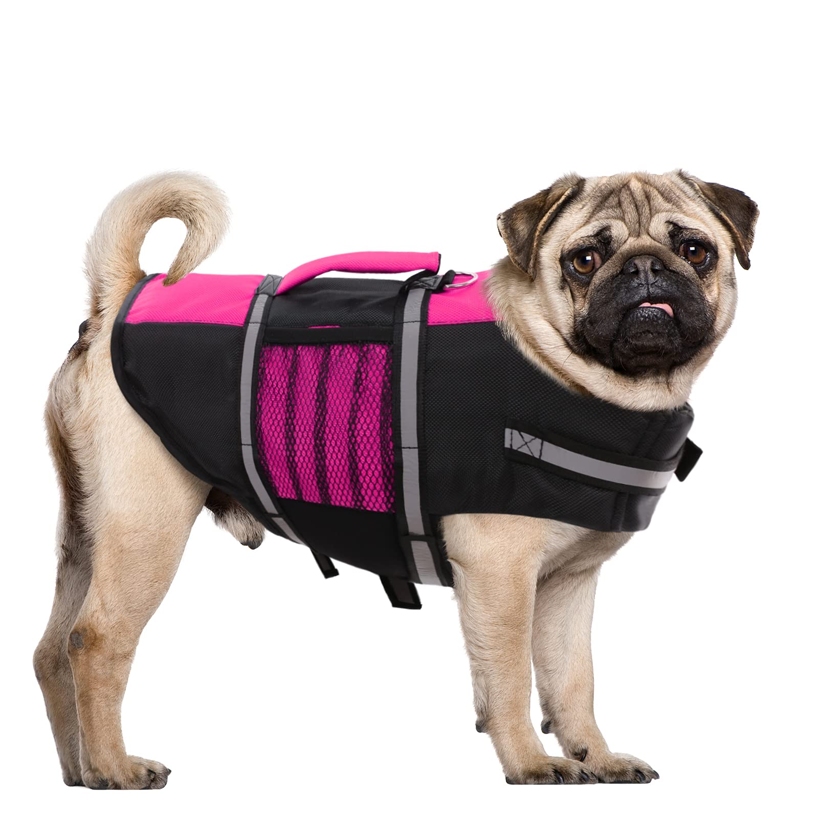 Utilisations potentielles du gilet Queenmore sur bateau, canoë et natation récréative.