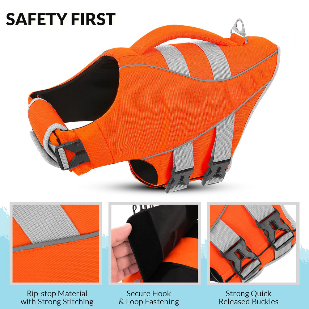 Gilet Queenmore XL avec anse de sauvetage pour récupération rapide.