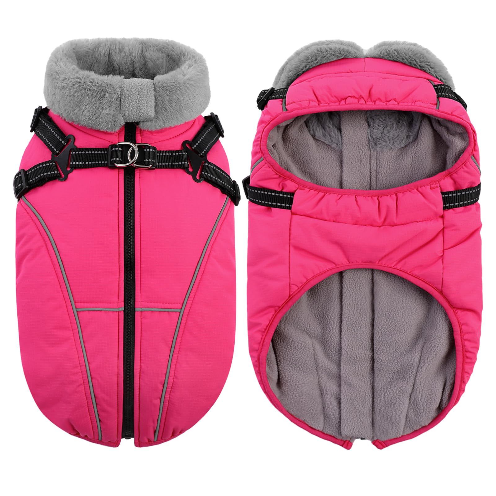 Queenmore manteau chien usage extérieur hivernal, sorties quotidiennes faciles