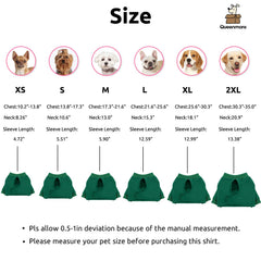 Queenmore ouverture arriere tenue chien pour enfiler rapidement