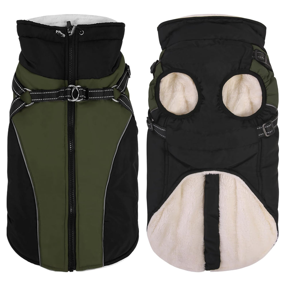 Queenmore manteau hiver chien promenade douce et pratique.