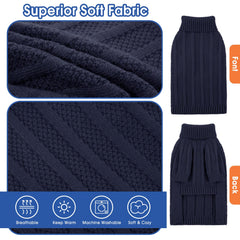 Queenmore pull chien tricot classique, design élégant et intemporel