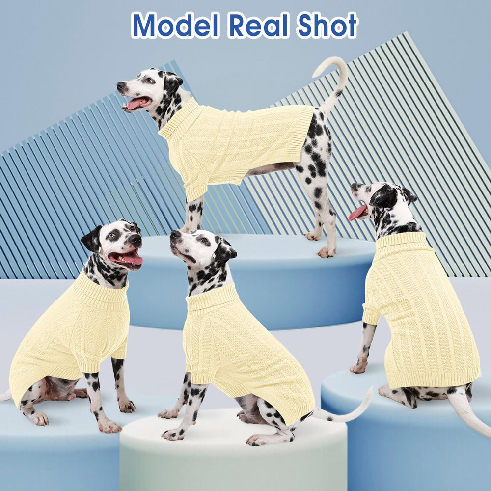 Enfilage facile du pull Queenmore XXL pour chien, pratique et rapide.