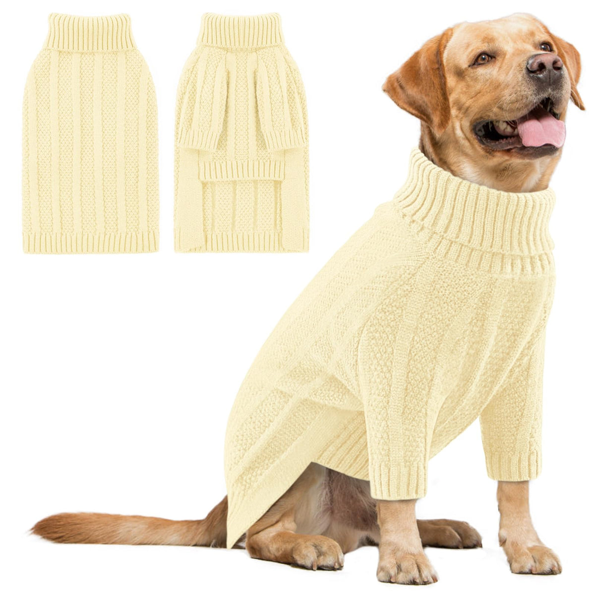 Pull Queenmore XXL en tricot doux, confort peau agréable pour l'hiver.