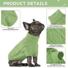 Col roulé Queenmore pour chien – confort et chaleur autour du cou.