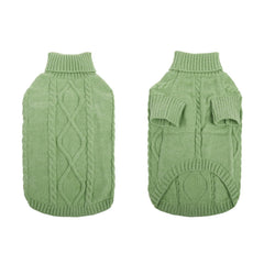 Tricot câble Queenmore – pull pour chien petit avec motifs classiques.