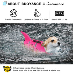 Queenmore veste sauvetage chien fermeture magic-sticker assure un serrage discret et securise.