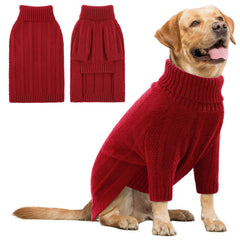 Pull Queenmore XXL pour chien, tricot-doux et chaleur confortable.