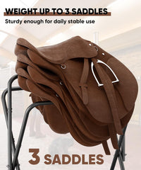 Bras antiglisse Queension assurant une selle stable.