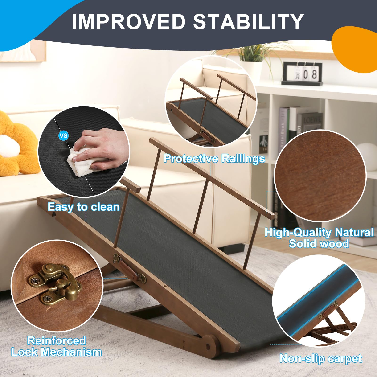 Conception légère et pliable de Quewoll pour rangement pratique.