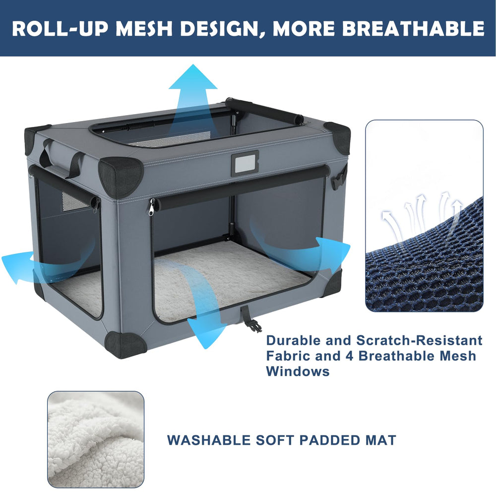 QUIBBLICK cage douce avec grilles-maille ventilées pour une aération agréable