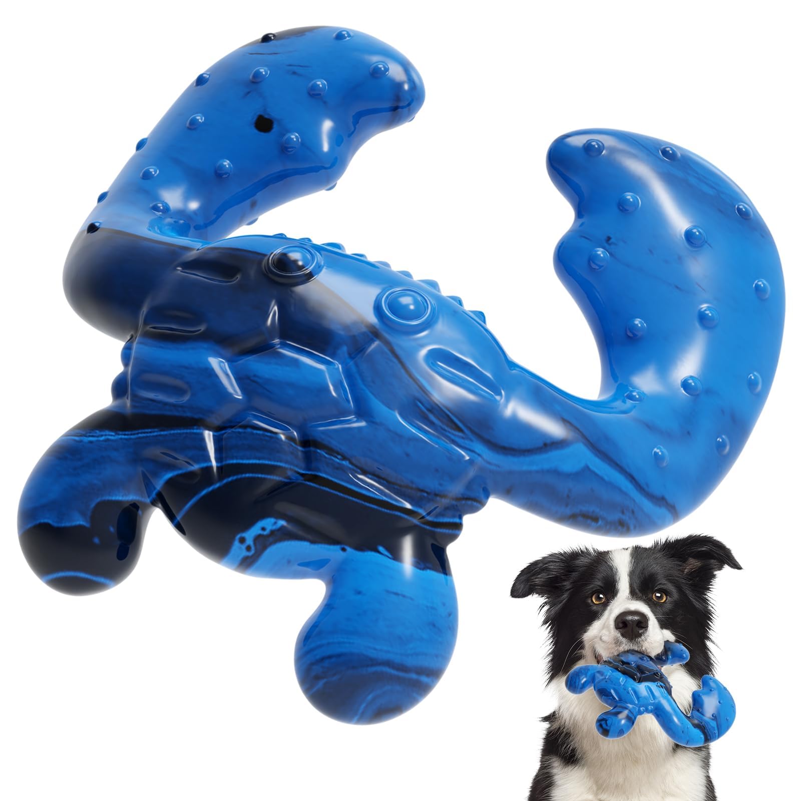 Quizvi jouet mastic indestructible pour gros chien, idéal pour mastiquer sans détruire
