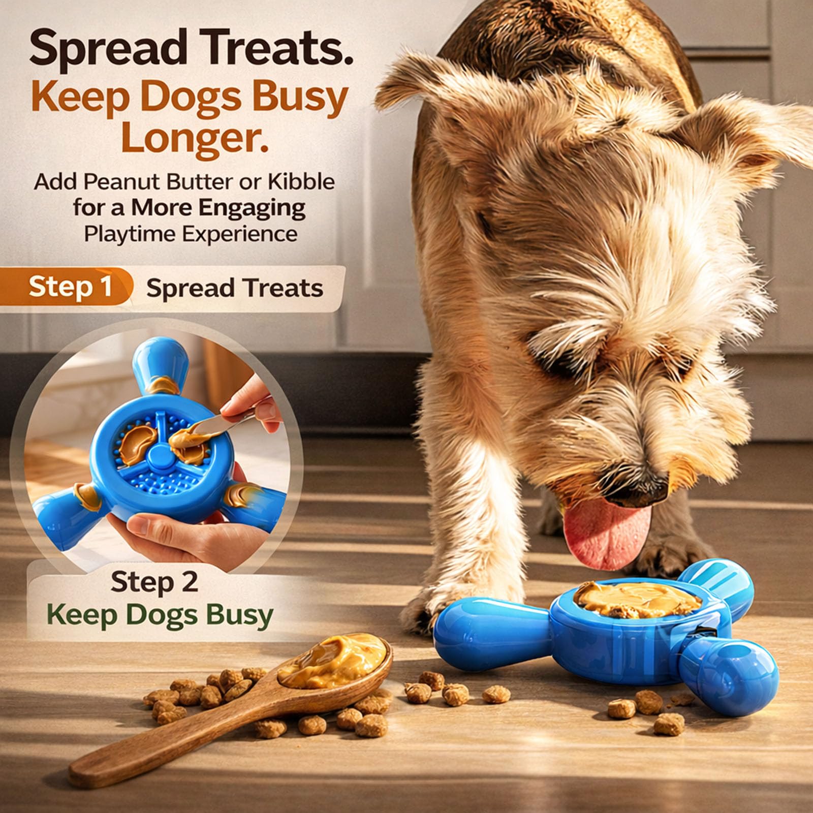 Quizvi jouet de 5 pouces, adapté aux chiens jusqu'à 50 lb, surface adaptée.