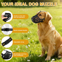 Qukcors museau chien avec ouverture respiratoire pour respiration normale en port prolongé.