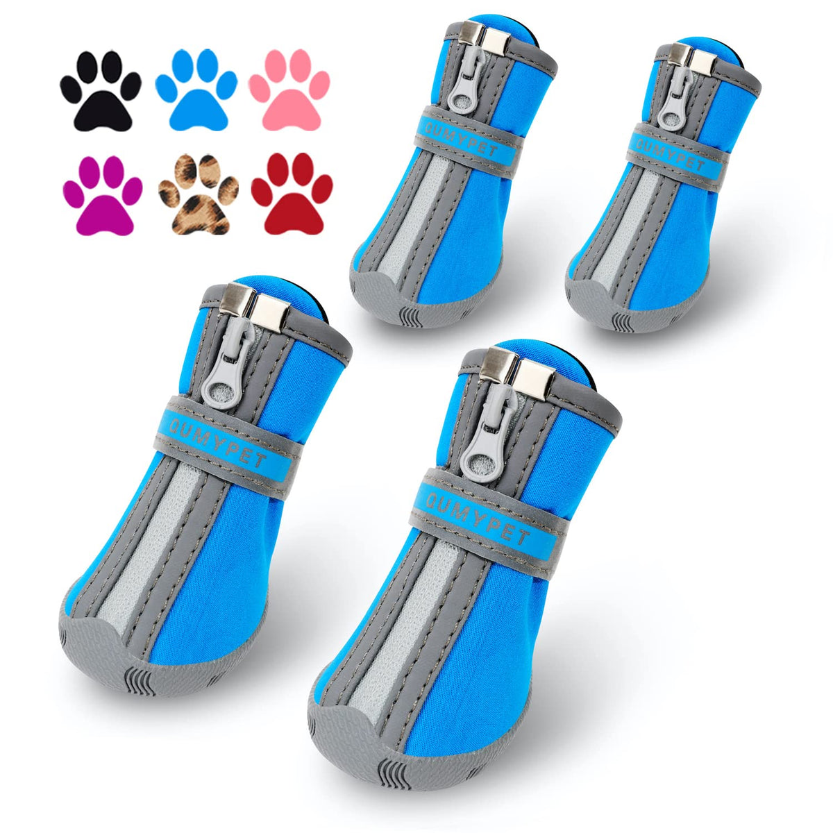 Bottes QUMY pour chien taille 1 avec référence précise et ajustement confortable