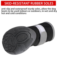 Semelle antidérapante des chaussures QUMY offrant traction sur sols glissants