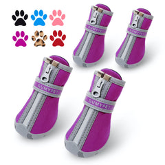 Chaussures QUMY imperméables pour petits chiens, protection contre le froid et la neige.