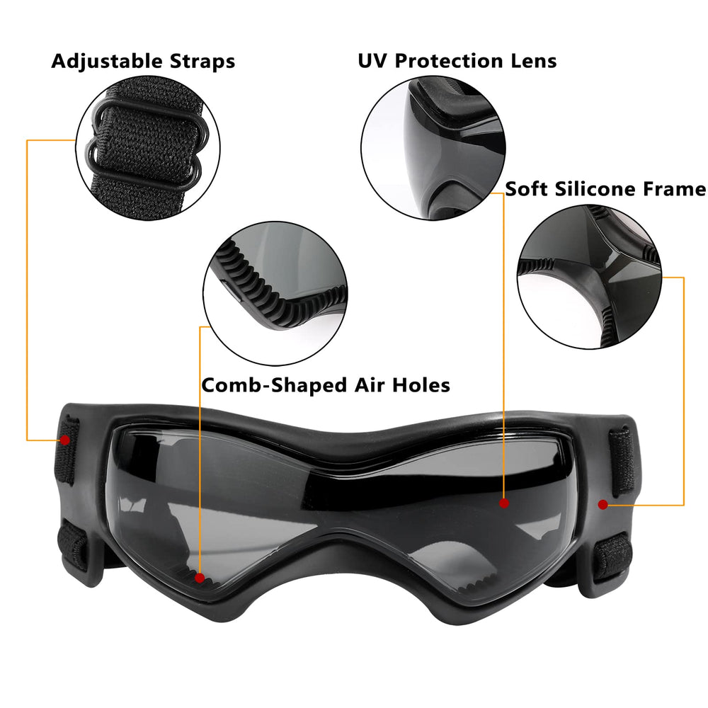 QUMY lunettes chien anti-brouillard pour une vision claire en voiture.