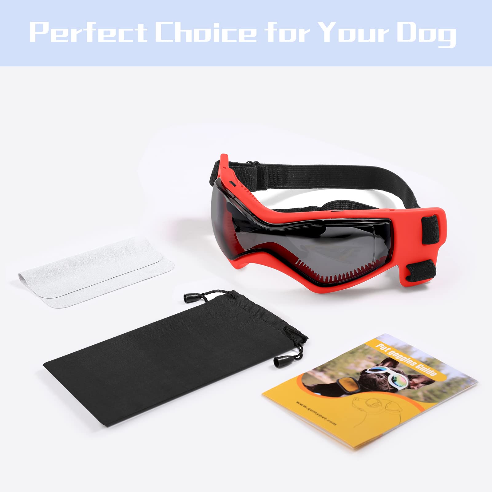 QUMY lunettes chien design-tendance pour activités outdoor.