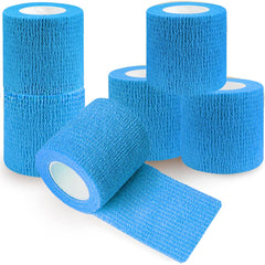 QUMY pansement cohésif auto-attache: ensemble de 6 rouleaux polyvalent et respirant