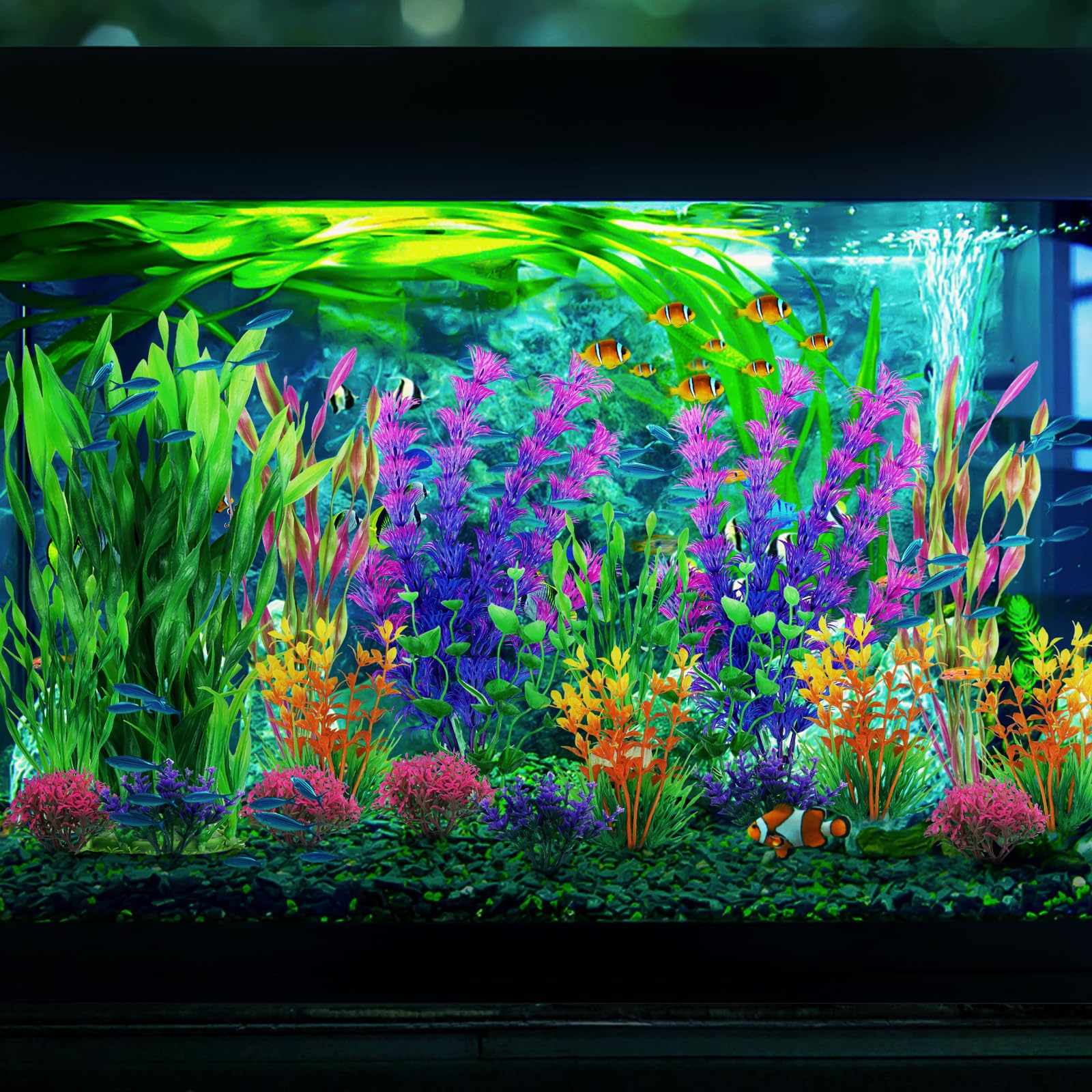 QUOZUO Caverne et cachettes intégrées grâce à ces plantes décoratives.