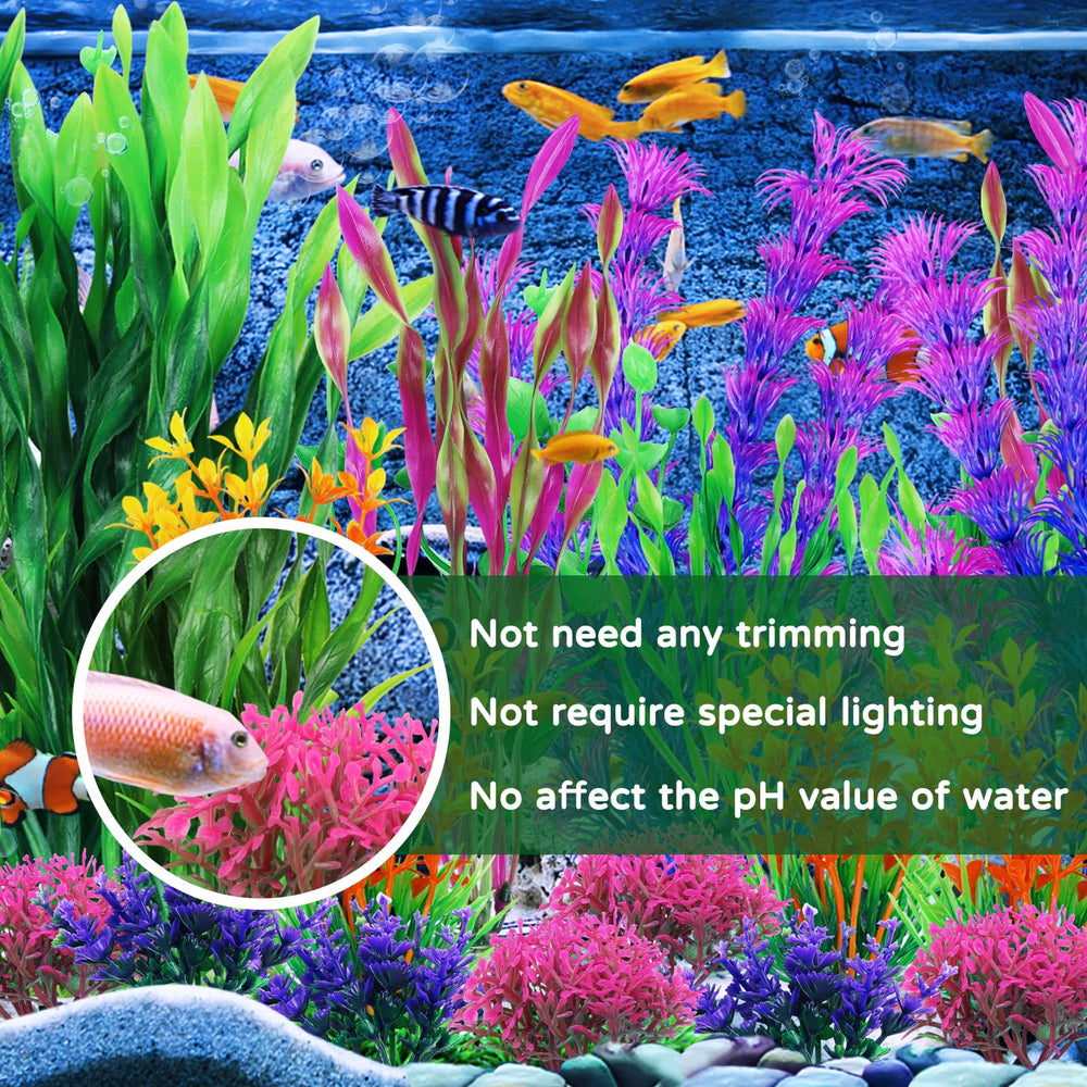 QUOZUO Plantes artificielles faciles à nettoyer et sans impact sur le pH.
