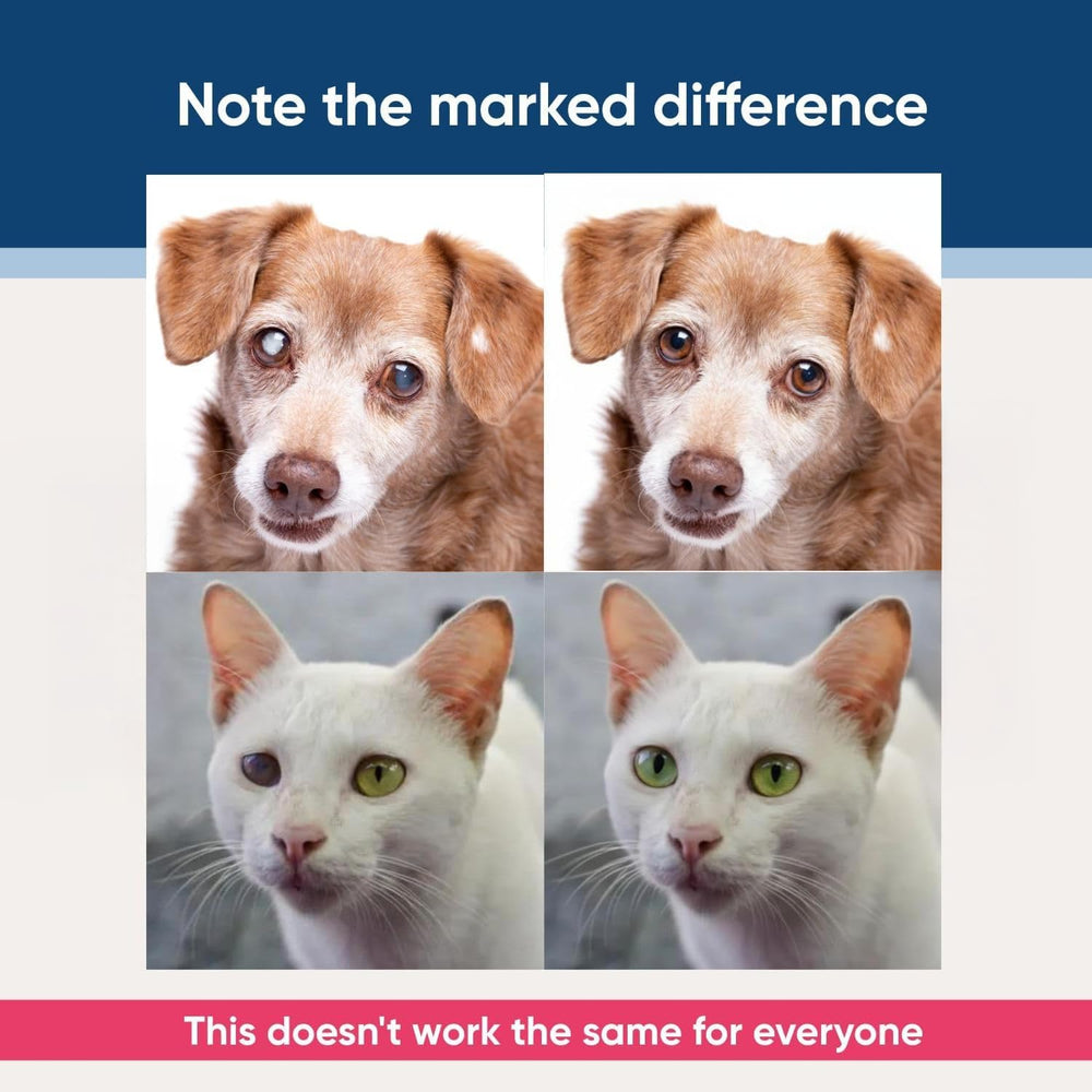 Utilisation quotidienne EYEMYCIN pour animaux, pratique et polyvalente.