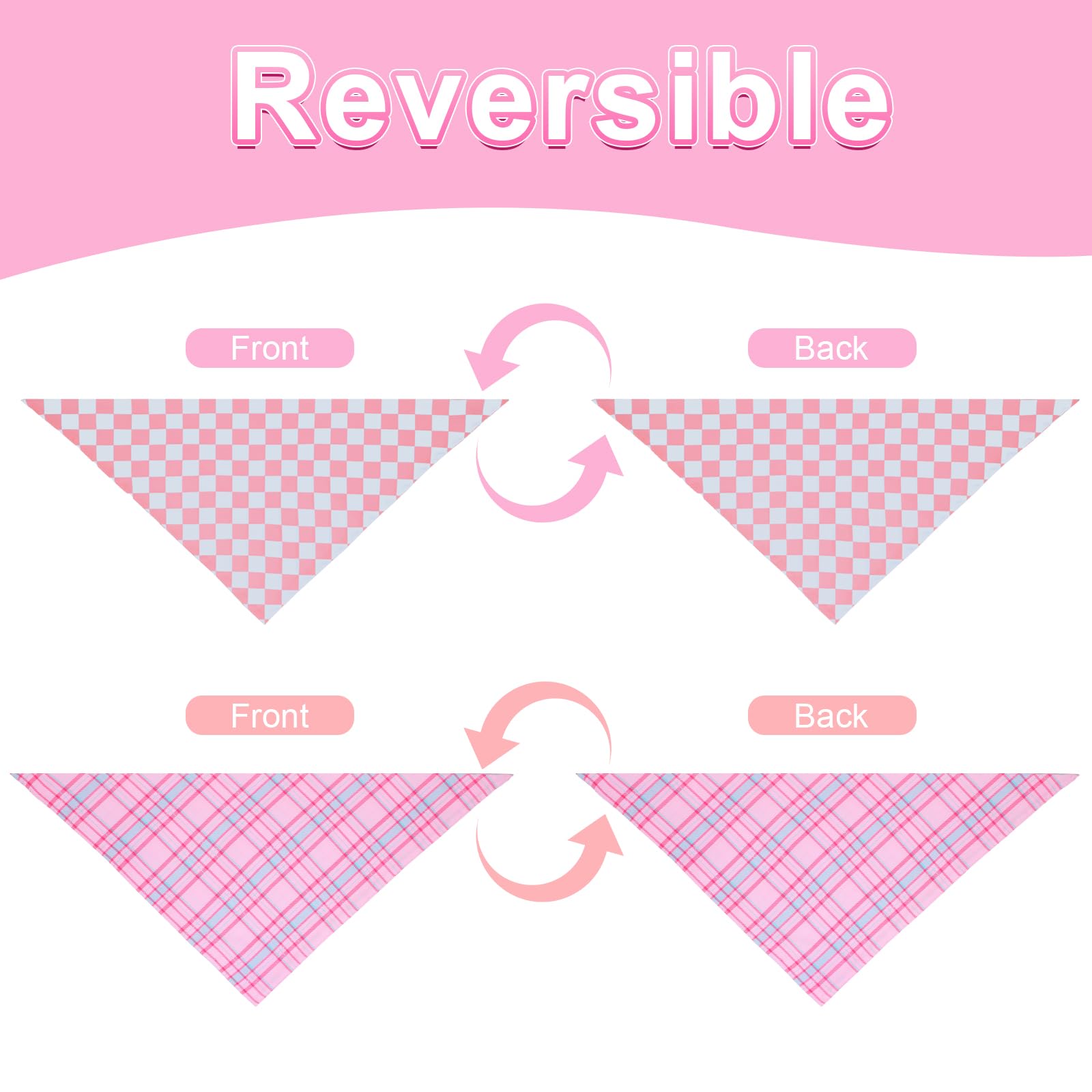 Cadeau printanier QUQULE bandana, aspect coloré et adorable