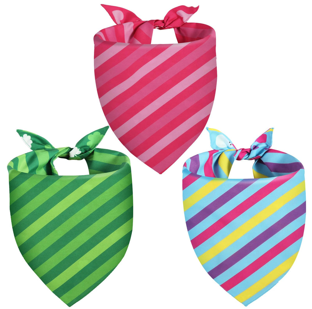 Bandana QUQULE Saint-Patrick trefles, style ludique pour sorties