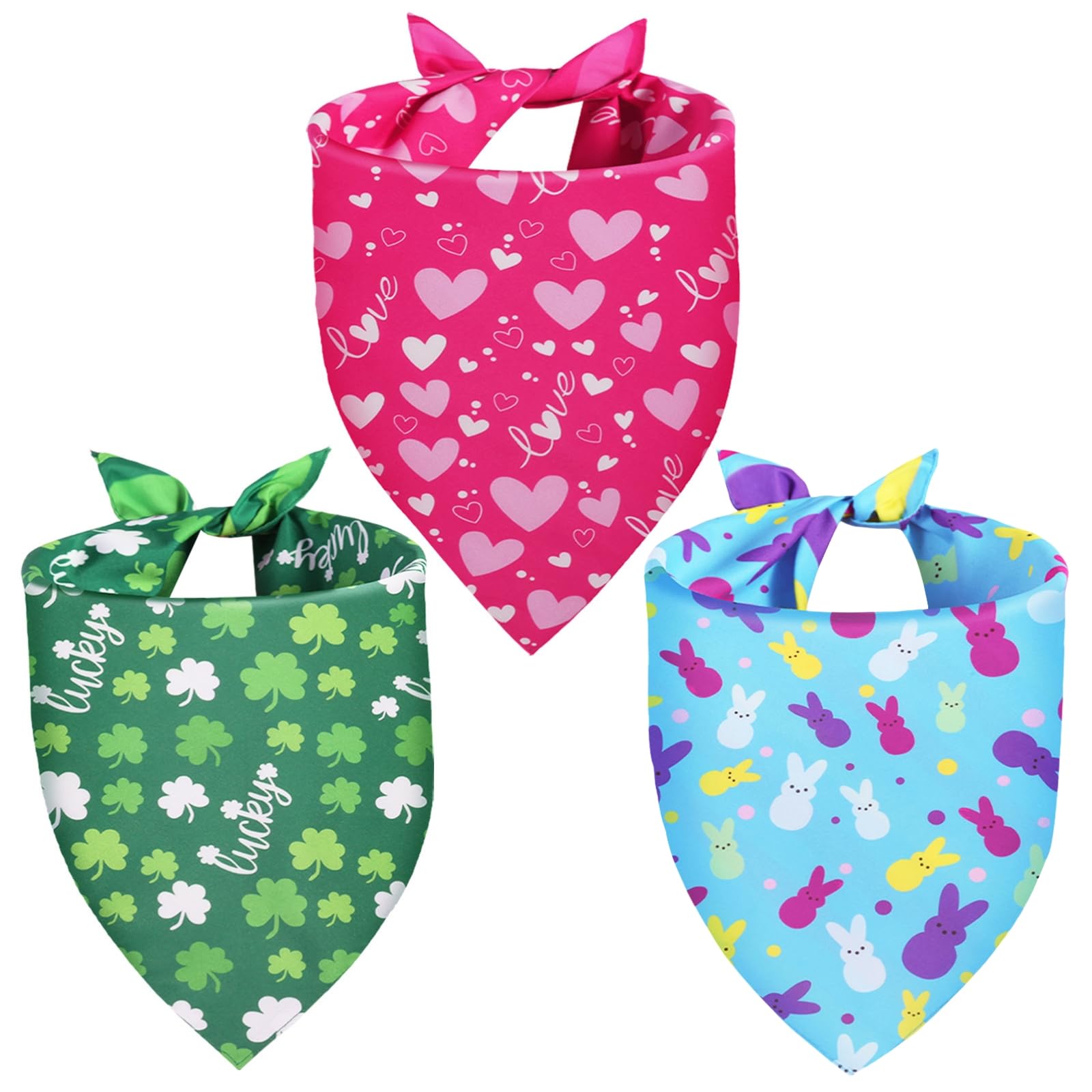 Bandana QUQULE Valentin recto, look festif pour séance photo chien