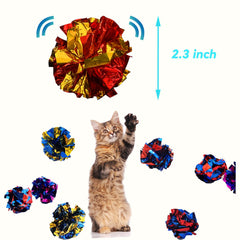 Boules QUVOVID, textures crinkle pour activité physique et jeu quotidien.